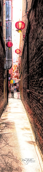 Down the Alley by KenFoster Photography
