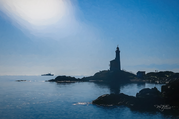 Impression of a Lighthouse by KenFoster Photography
